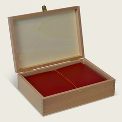 Coffret carnet cuir 