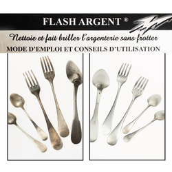 Flash Argent ®, nettoyer l'argenterie
